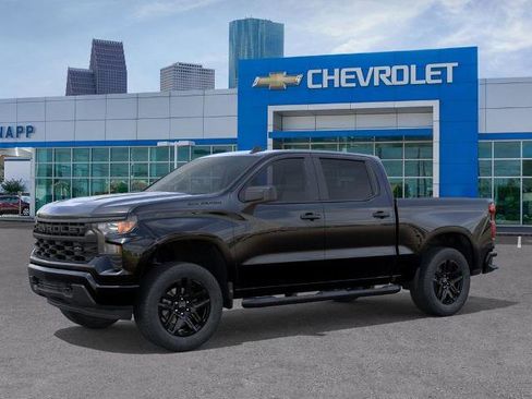 New 2026 Chevrolet Silverado 1500 Custom w/ Turbomax Blackout Package RWD image 2