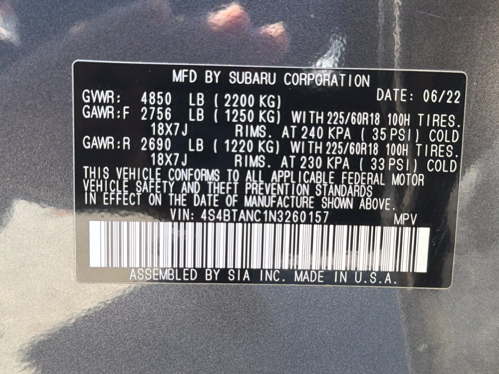 Used 2022 Subaru Outback Limited AWD/4WD image 45