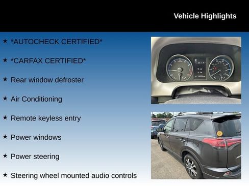 Used 2018 Toyota RAV4 LE w/ All Weather Liner Package AWD/4WD image 4