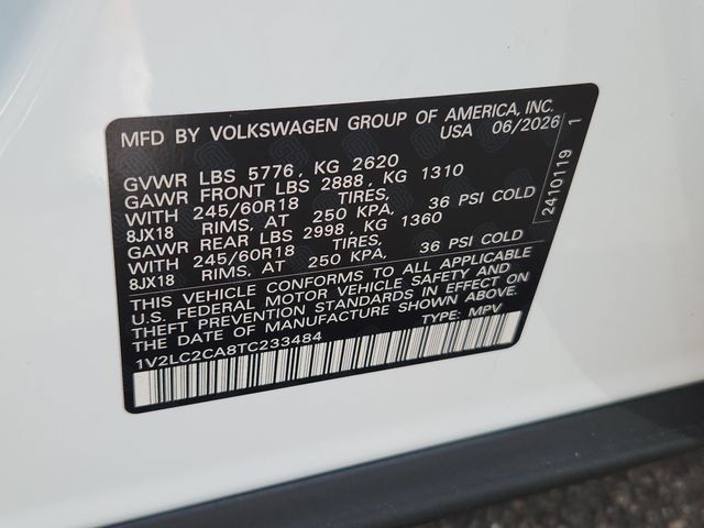 New 2026 Volkswagen Atlas Cross Sport SE AWD/4WD image 11