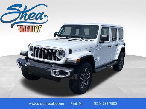 Used 2024 Jeep Wrangler Unlimited Sahara w/ Technology Group AWD/4WD image 1