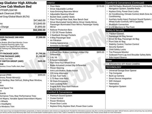 Used 2023 Jeep Gladiator Overland AWD/4WD image 35
