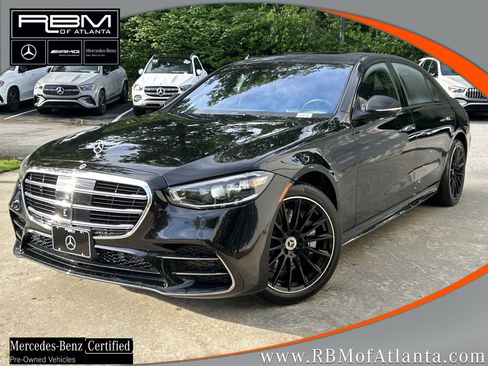 Certified 2023 Mercedes-Benz S 580 4MATIC Sedan w/ AMG Line image 1