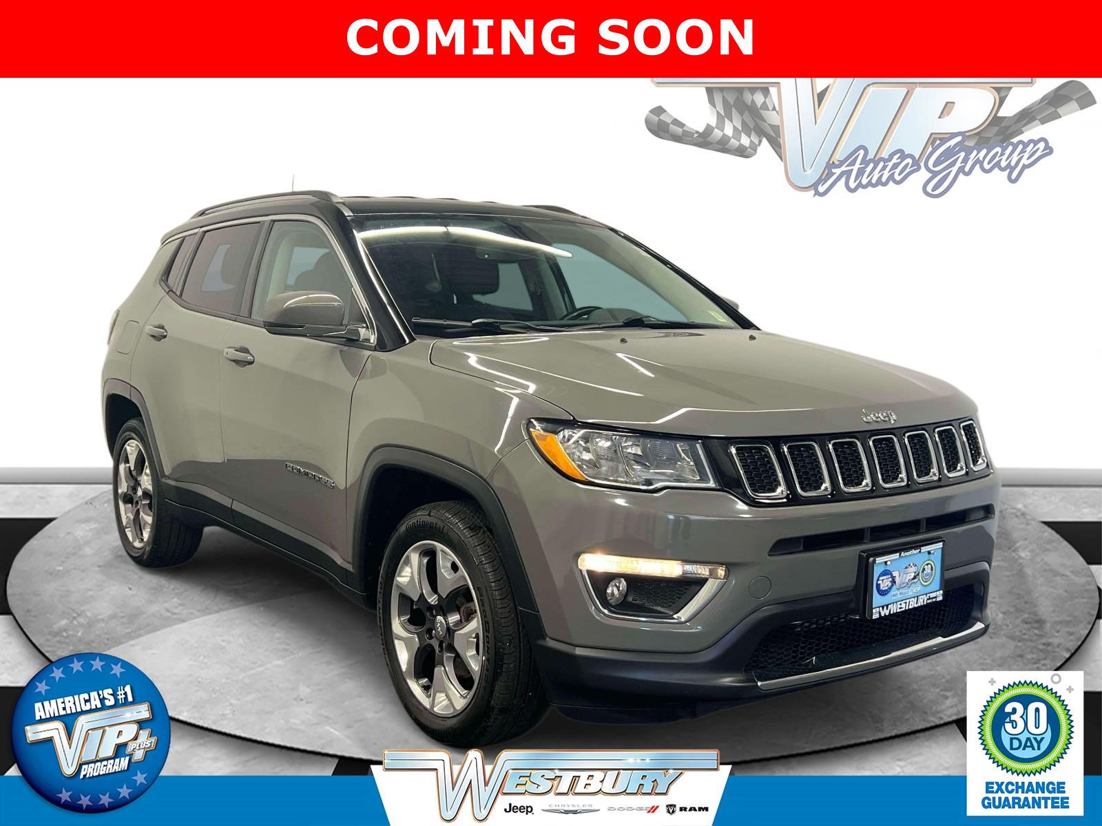 Certified 2020 Jeep Compass Limited AWD/4WD image 1