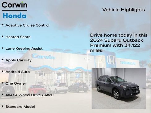 Used 2024 Subaru Outback Premium AWD/4WD image 6