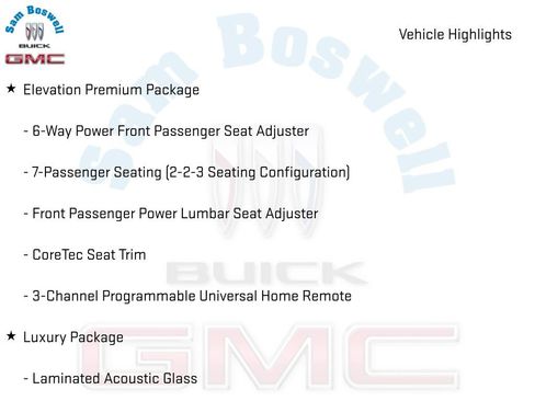 New 2026 GMC Acadia Elevation w/ Elevation Premium Package FWD image 4