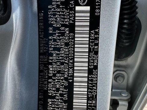 Used 2013 Toyota Camry SE FWD image 10