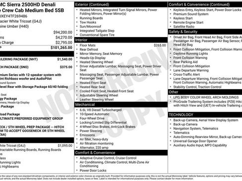 New 2026 GMC Sierra 2500 Denali Ultimate w/ Max Trailering Package AWD/4WD image 32