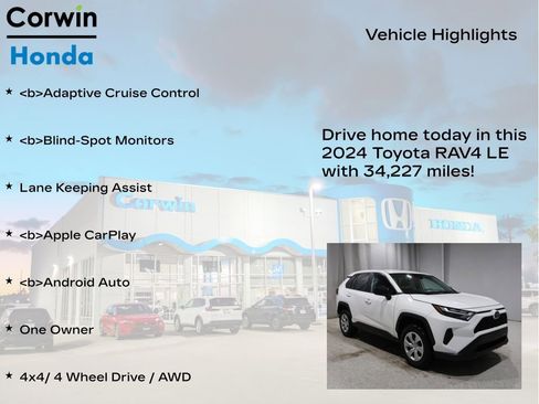 Used 2024 Toyota RAV4 LE image 6