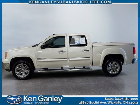 Used 2012 GMC Sierra 1500 SLT w/ SLT White Diamond Edition RWD image 2