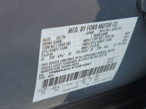New 2026 Ford Explorer ST w/ Sun And Sound Package AWD/4WD image 33