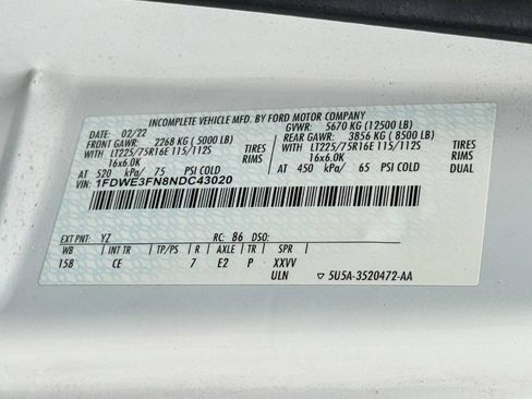 Used 2022 Ford E-350 and Econoline 350 Super Duty w/ Power Windows & Locks Group RWD image 23