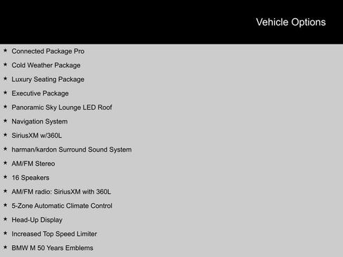 Used 2022 BMW X7 M50i w/ Executive Package image 2