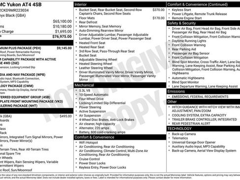 Used 2021 GMC Yukon AT4 w/ AT4 Premium Plus Package image 5