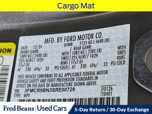 Certified 2025 Ford Bronco Sport Big Bend w/ Convenience Package AWD/4WD image 37