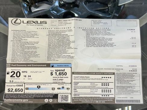 Used 2013 Lexus RX 350 AWD image 2