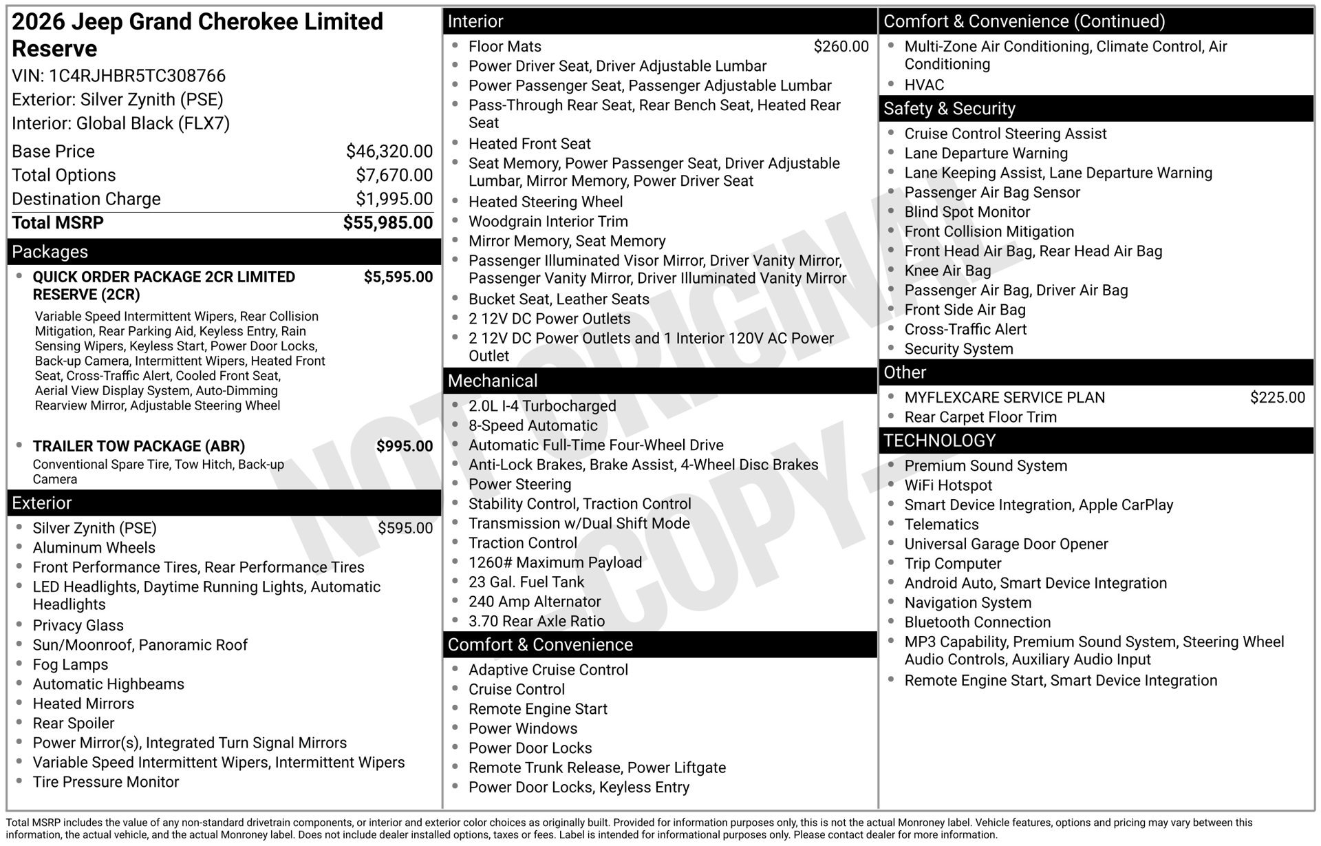 New 2026 Jeep Grand Cherokee Limited AWD/4WD image 3