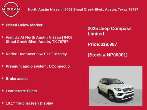Used 2025 Jeep Compass Limited AWD/4WD image 11
