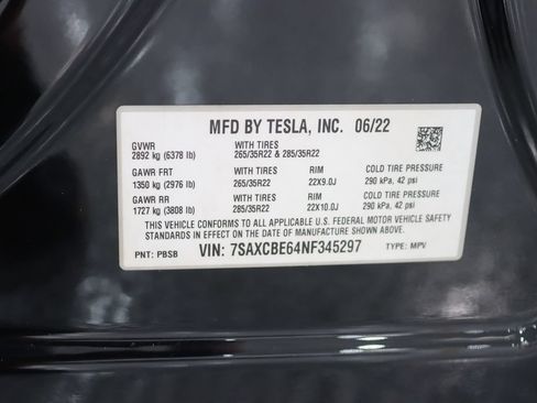 Used 2022 Tesla Model X Plaid AWD/4WD image 42