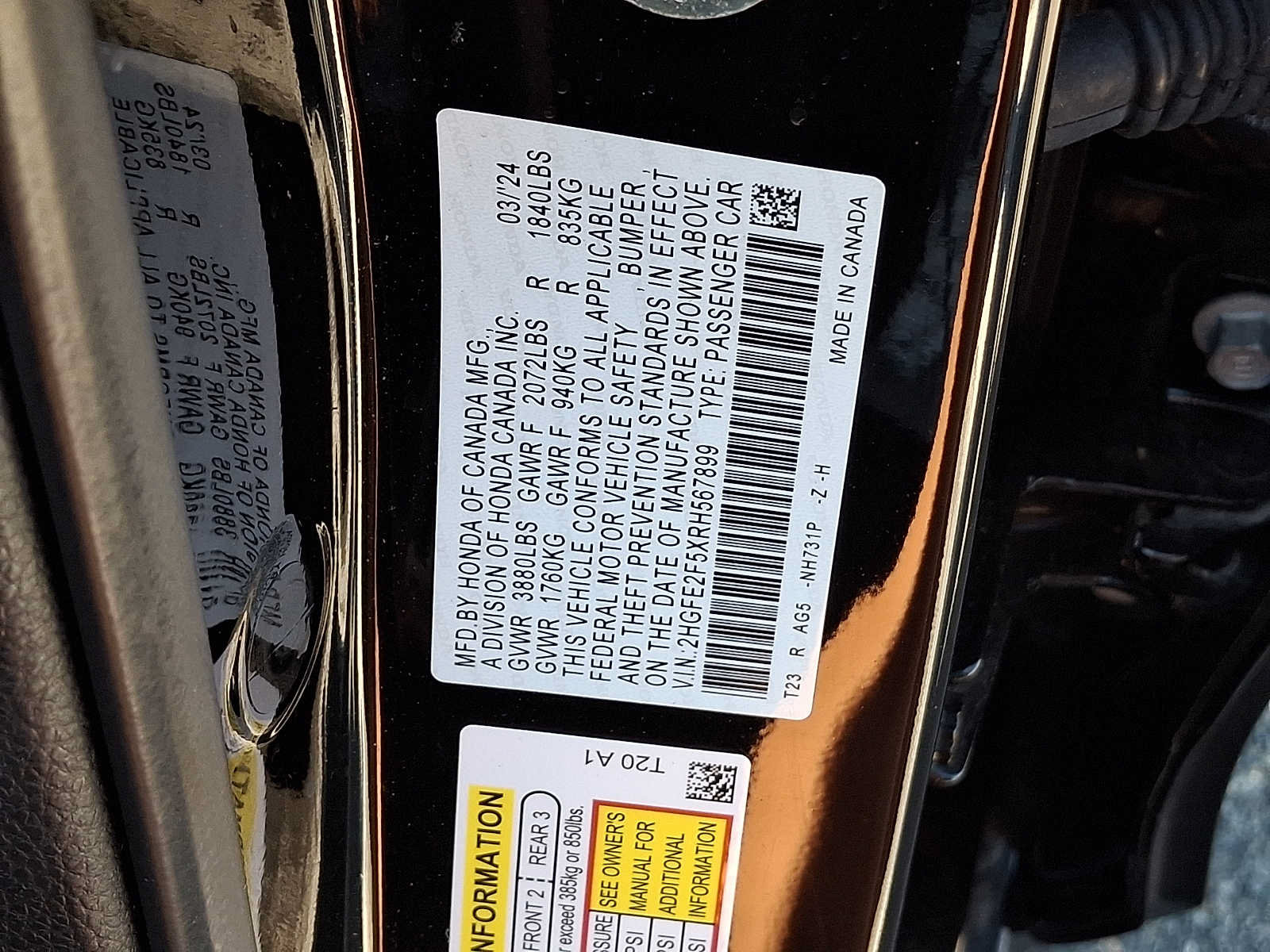 Used 2024 Honda Civic Sport image 27