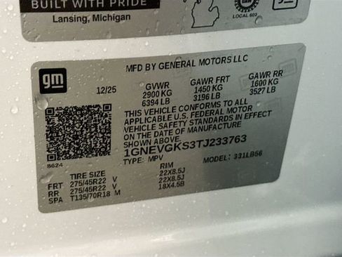 New 2026 Chevrolet Traverse LT w/ LPO, Floor Liner Package image 34