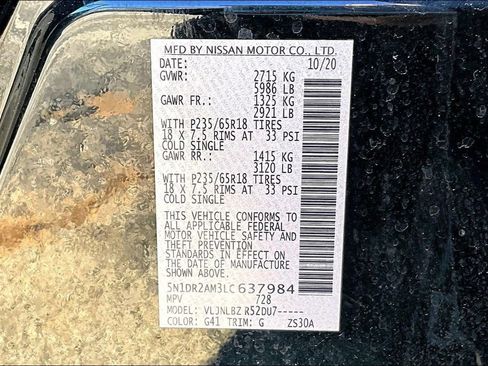 Used 2020 Nissan Pathfinder S image 18