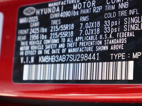 Used 2025 Hyundai Kona SEL FWD image 40