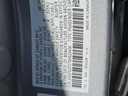 Certified 2025 Honda Civic LX image 35