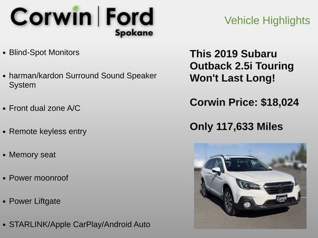 Used 2019 Subaru Outback 2.5i Touring AWD/4WD image 6