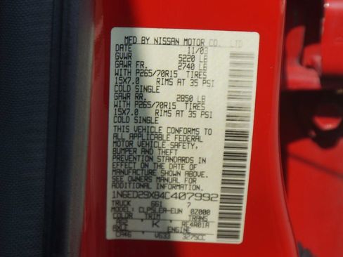 Used 2004 Nissan Frontier XE w/ (PWR) Pwr Pkg RWD image 17