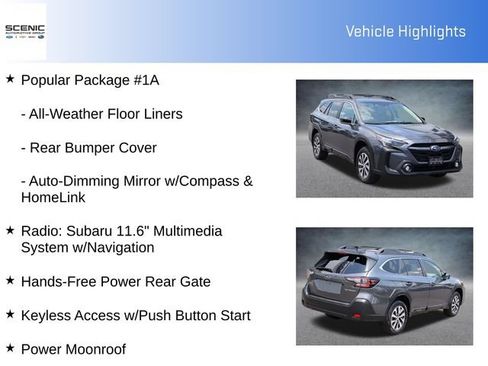 Certified 2025 Subaru Outback Premium w/ Popular Package #1A AWD/4WD image 10