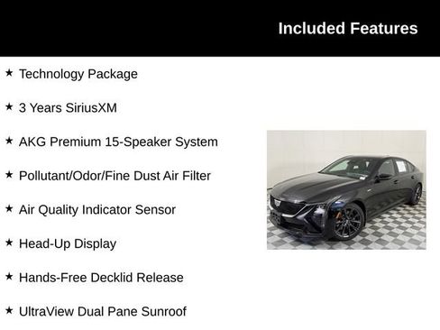 Used 2025 Cadillac CT5 V w/ Technology Package RWD image 4