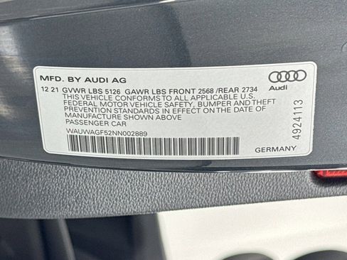 Used 2022 Audi A5 2.0T Premium Plus w/ Premium Plus image 25