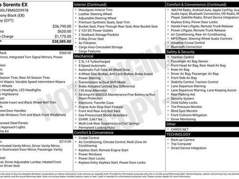 Used 2021 Kia Sorento EX image 36