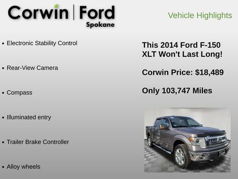 Used 2014 Ford F150 XLT w/ Equipment Group 302A Luxury image 26