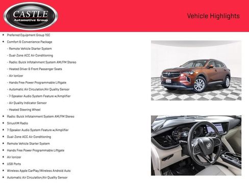 Used 2021 Buick Envision Preferred AWD/4WD image 3