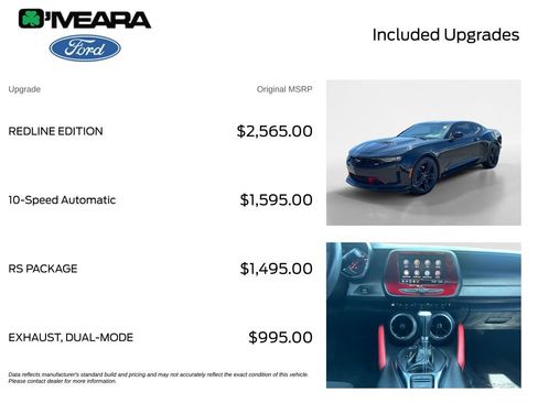 Used 2021 Chevrolet Camaro LT w/ Redline Edition RWD image 4