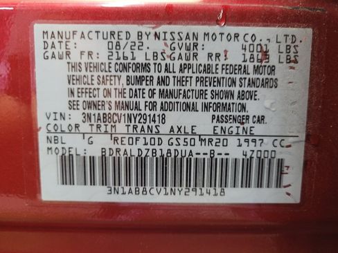 Used 2022 Nissan Sentra SV w/ All-Weather Package FWD image 33