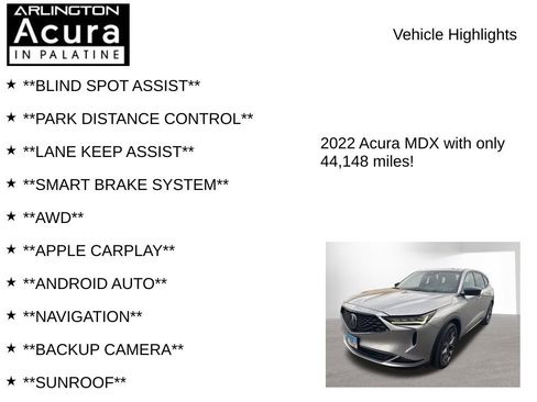 Used 2022 Acura MDX A-Spec image 7