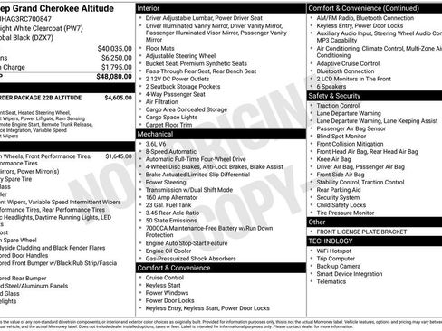 Used 2024 Jeep Grand Cherokee Altitude AWD/4WD image 83