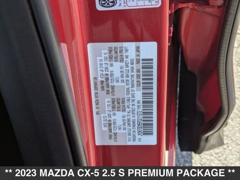Certified 2023 MAZDA CX-5 AWD 2.5 S w/ Premium Package image 22