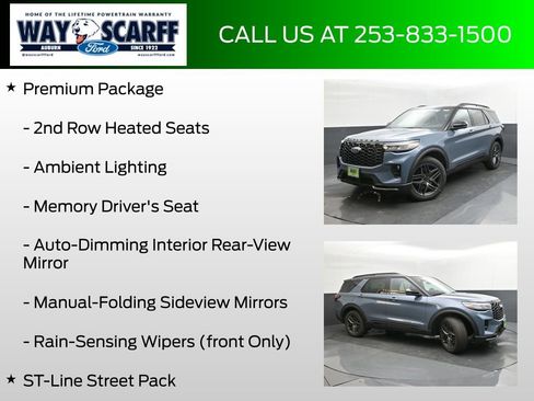 New 2026 Ford Explorer ST-Line w/ ST-Line Street Pack AWD/4WD image 12
