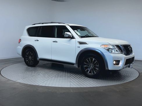 Used 2017 Nissan Armada Platinum w/ Captain Seat Package AWD/4WD image 2