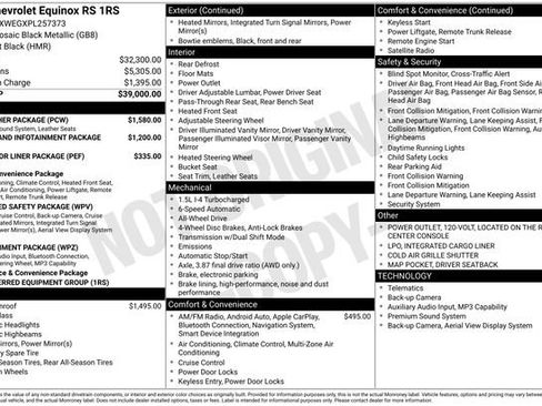 Certified 2023 Chevrolet Equinox RS w/ RS Leather Package image 6