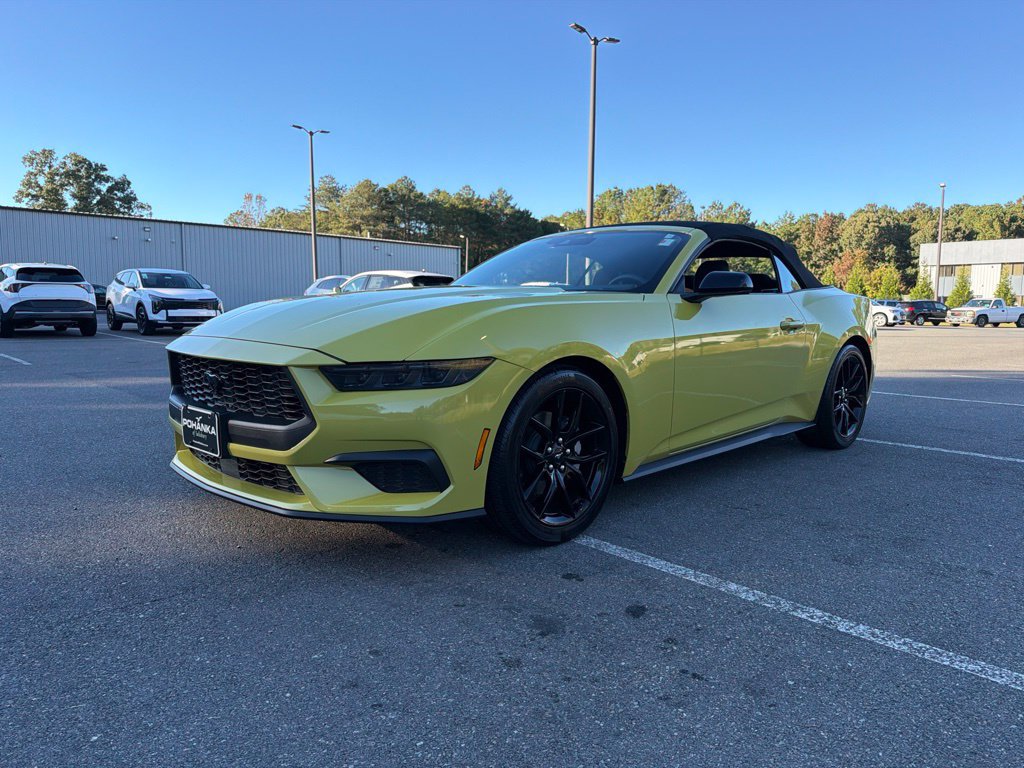 Used 2025 Ford Mustang Convertible w/ Mustang Nite Pony Package RWD image 2