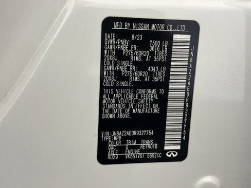 Used 2024 INFINITI QX80 Luxe image 31