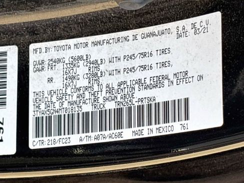 Used 2021 Toyota Tacoma SR5 RWD image 29