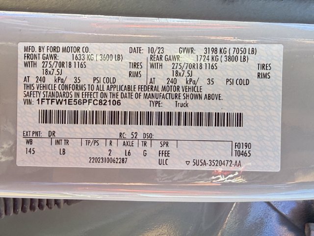 Used 2023 Ford F150 Tremor AWD/4WD image 29