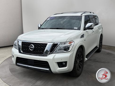 Used 2020 Nissan Armada Platinum w/ Captain's Chairs Package AWD/4WD image 3