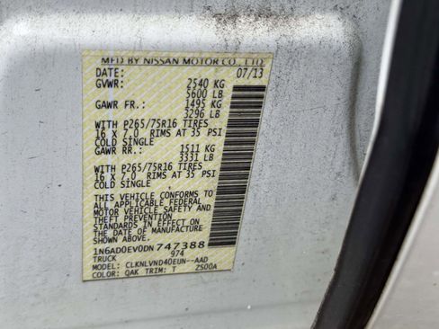Used 2013 Nissan Frontier PRO-4X w/ Pro-4x Luxury Pkg AWD/4WD image 14